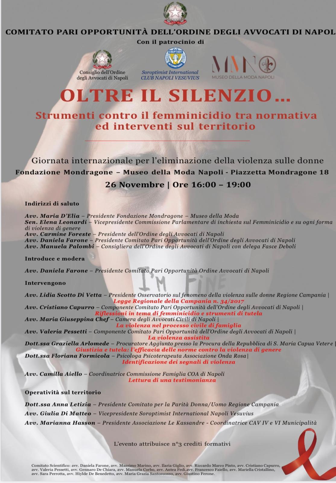Oltre il silenzio