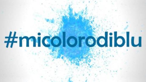 mi coloro di blu
