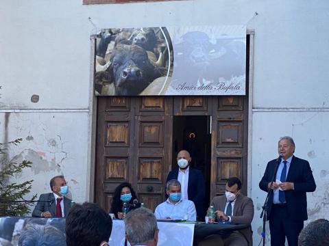 Il Presidente Oliviero alla presentazione del Comitato “Amici della Bufala Mediterranea” a Grazzanise (Caserta)